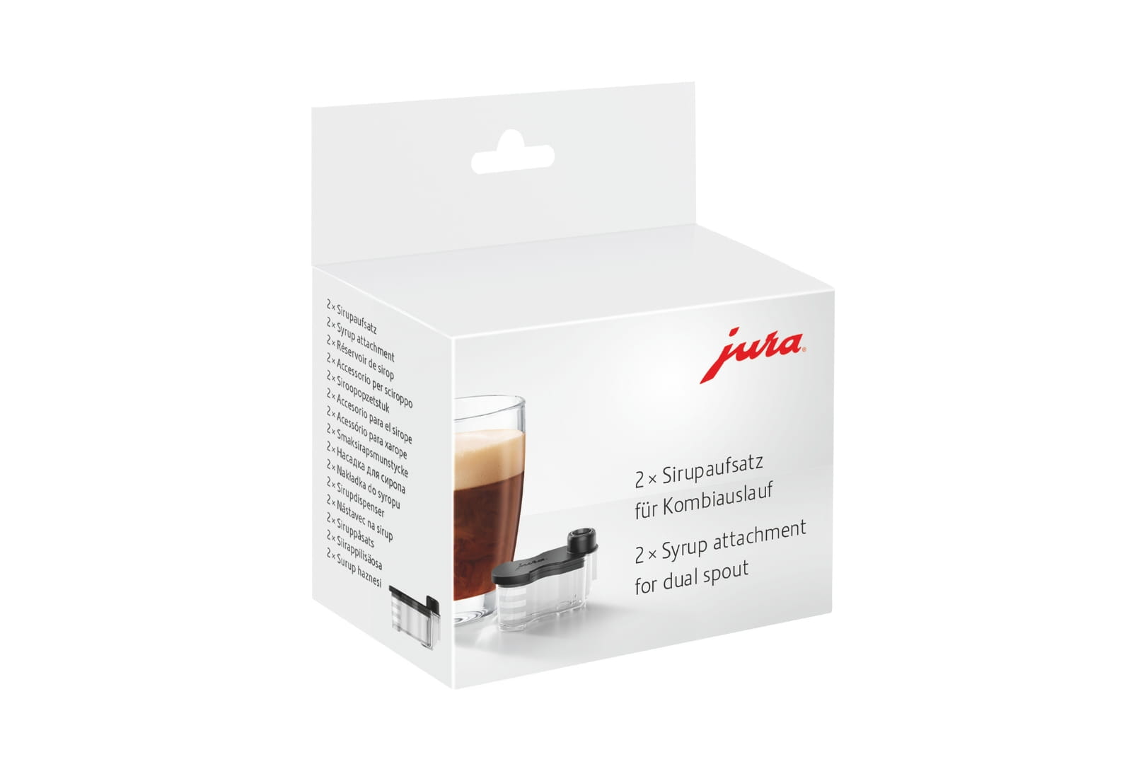 Jura Siroopopzetstuk voor de combi-uitloop (set van 2)